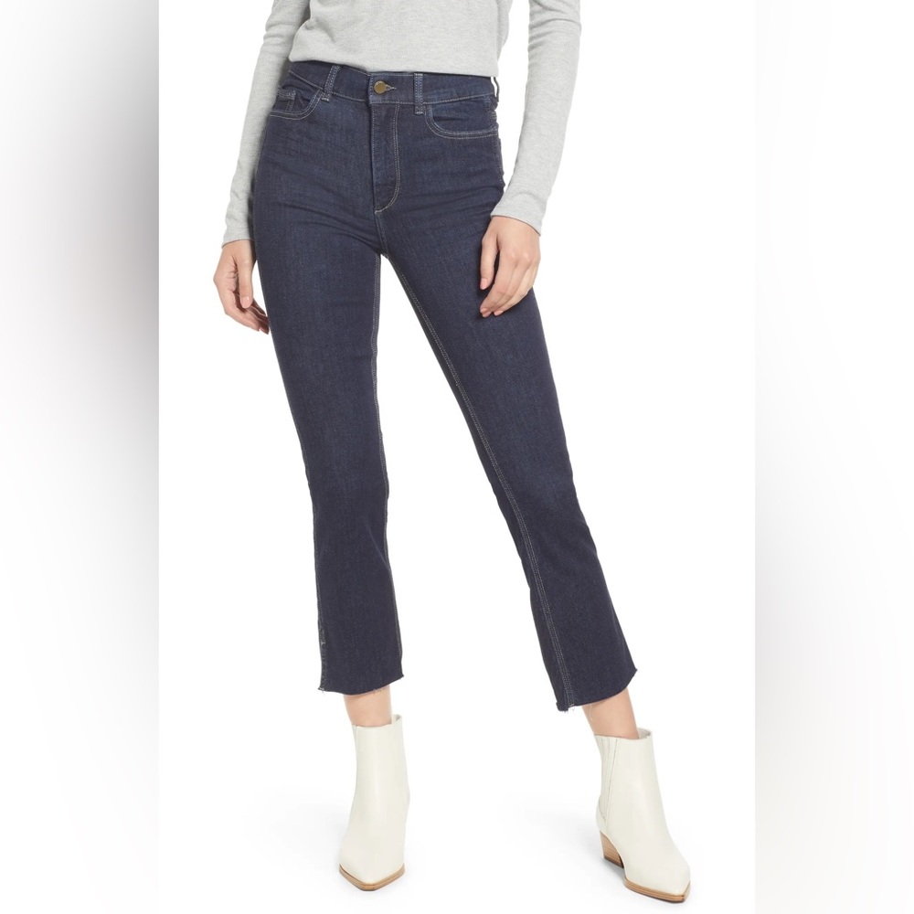 DL1961 Mara Ankle High Rise Instasculpt Straight Jeans